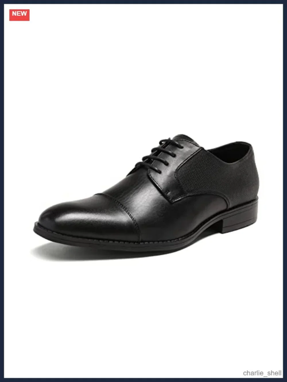 Mens Oxford Dress Shoes Vegan Leather Lace-Up Formal Business Wedding